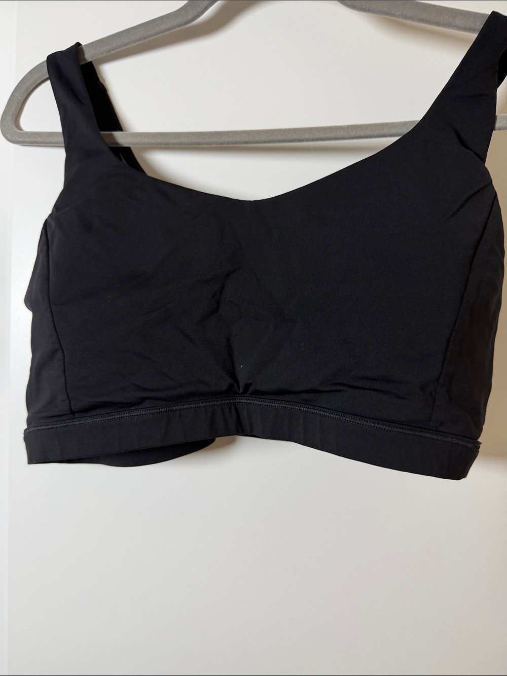 lululemon athletica Black Wireless Support Sports Bra